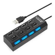 Hub USB 2.0 de 4 Puertos